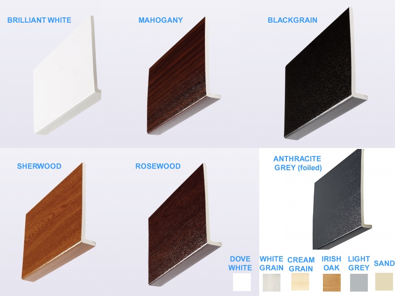 Kestrel Square Reveal Liner Fascia Capping Boards